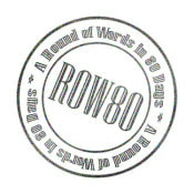 ROW 80 Logo - A Round of Words in 80 Days